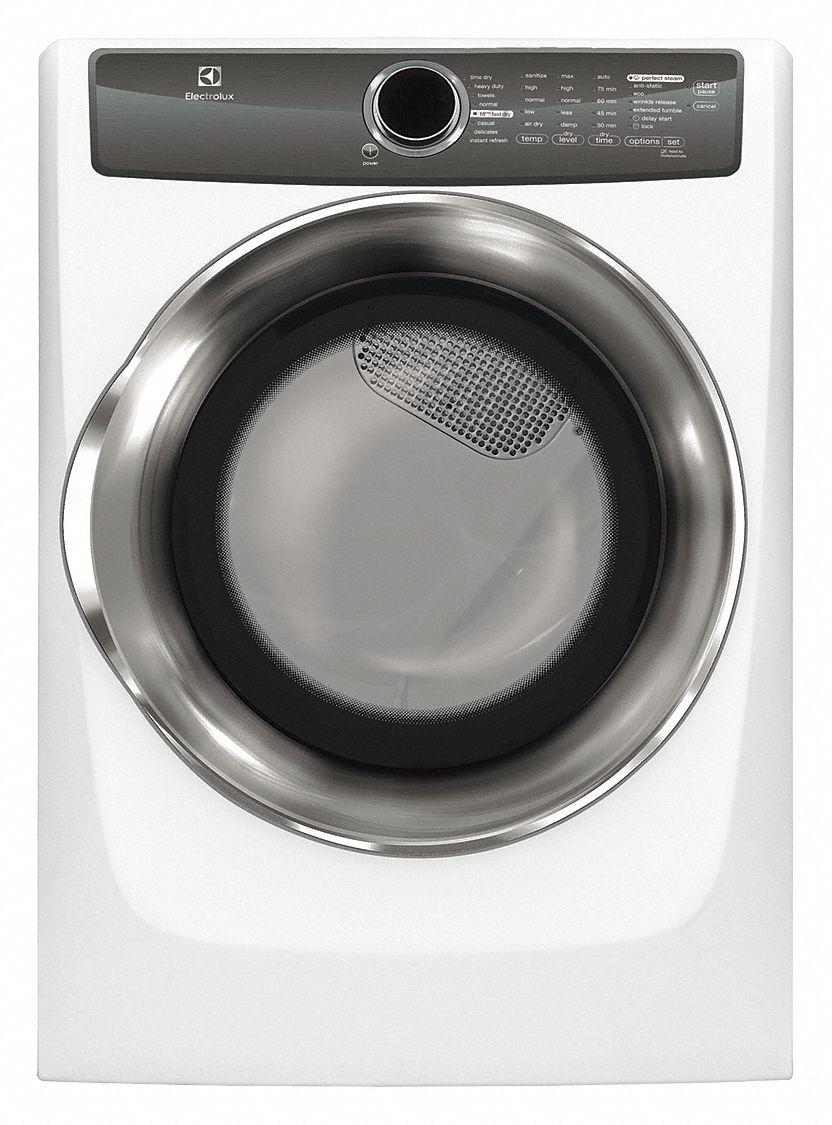 ELECTROLUX, Gas, White, Dryer 52HZ52EFMG527UIW Grainger
