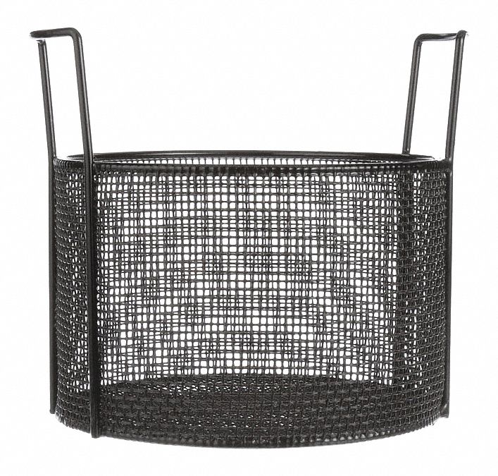 MARLIN STEEL WIRE PRODUCTS Parts Washing Basket, Round, Basket Height 8