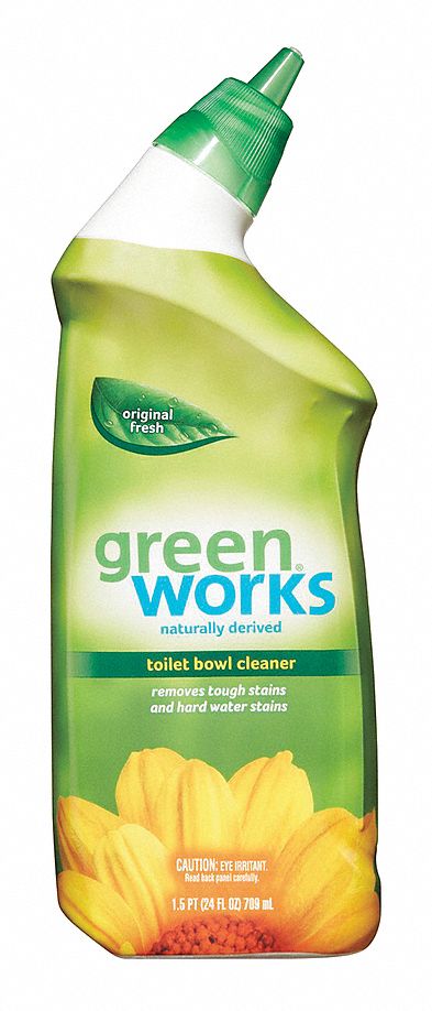 Toilet Bowl Cleaner, Bottle Container Type, Unscented Fragrance, Liquid