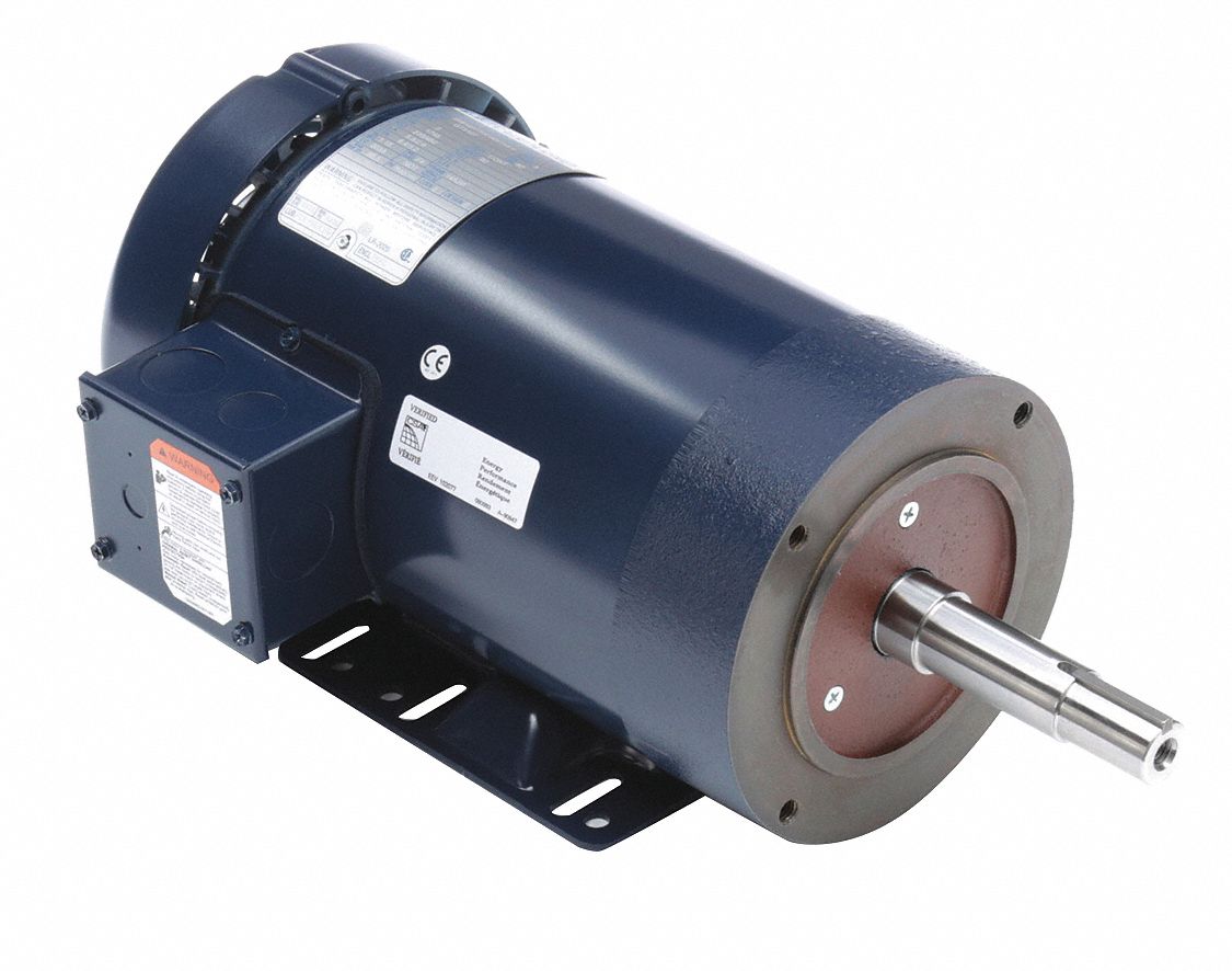 MARATHON MOTORS CloseCoupled Pump Motor, 2 HP, 3Phase, Nameplate RPM