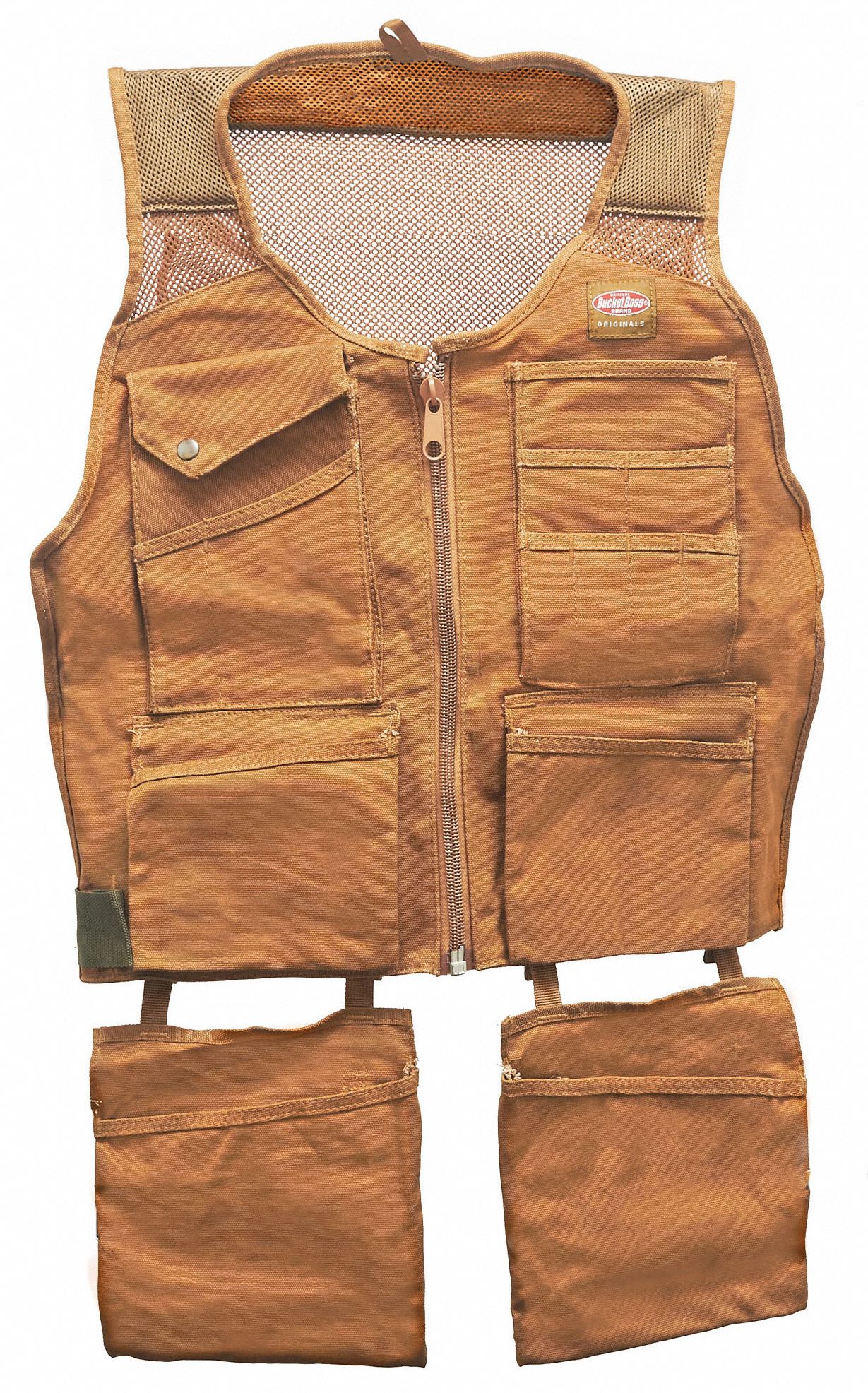 BUCKET BOSS, Canvas, Gen Purpose, Tool Apron 52NZ0180450 Grainger