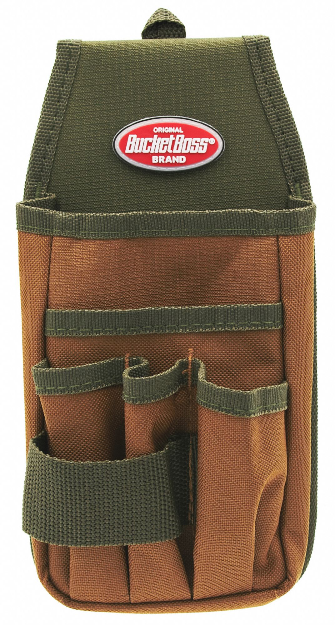 BUCKET BOSS, 5 Pockets, Compatible with Pants Pocket/Tool Belts, Tool Pouch 52NZ1154170