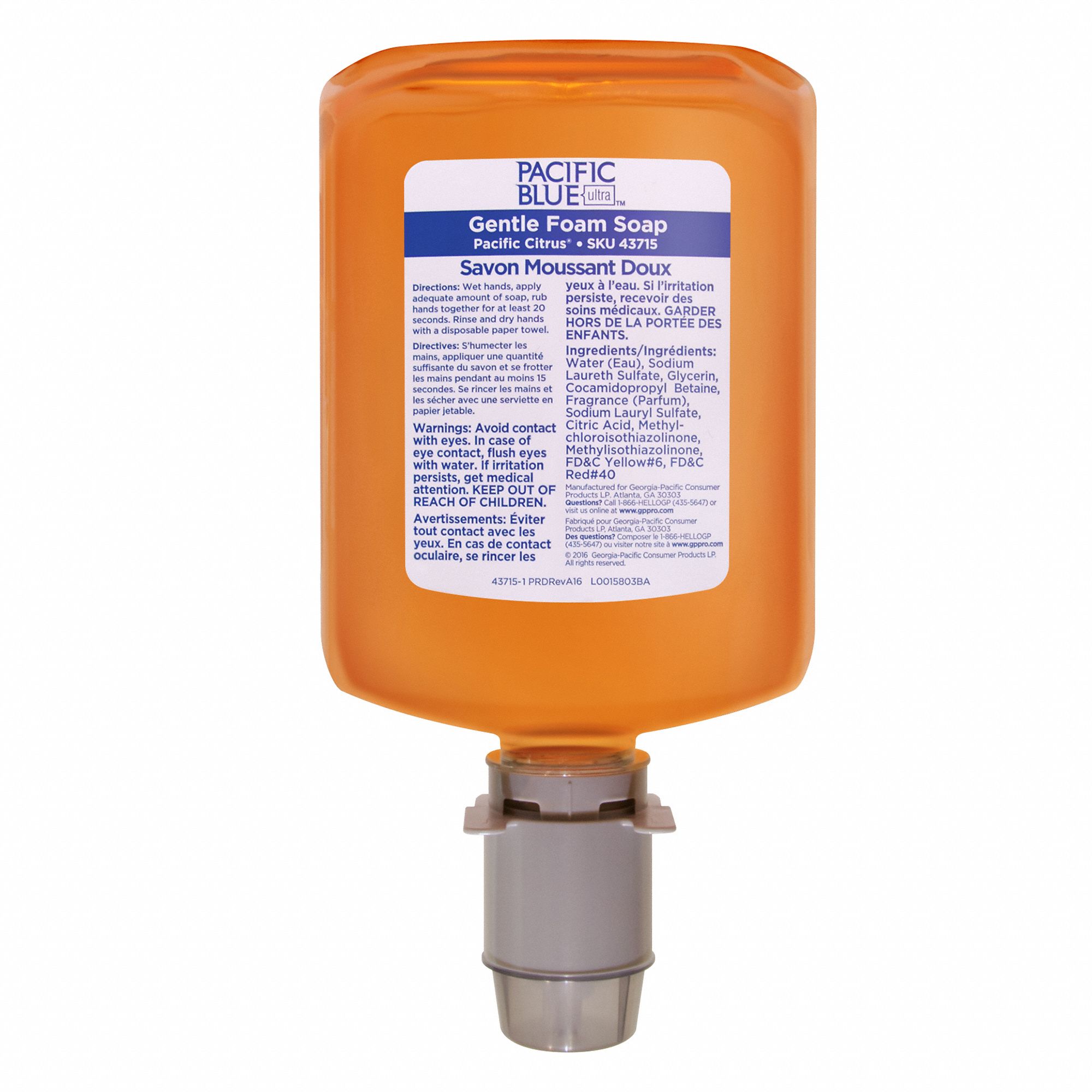 Pacific Citrus(R), Foam, Hand Soap, 1,200 mL, Bottle