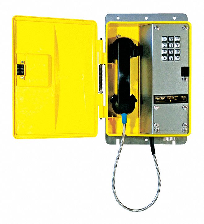 GUARDIAN INC., Std, Yellow, Hazardous Area Telephone 52RU13