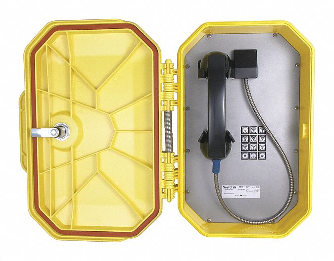 GUARDIAN INC., Std, Yellow, Hazardous Area Telephone 52RU17