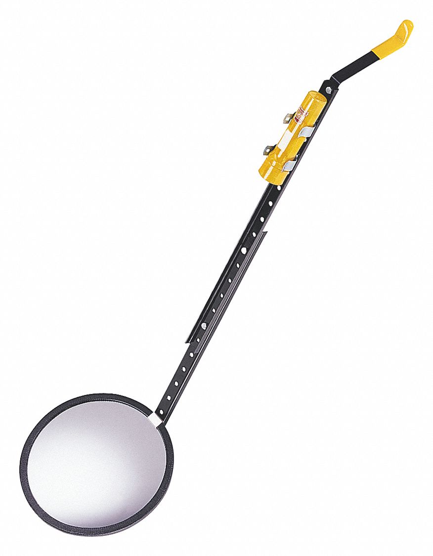 SEE ALL INDUSTRIES Round Inspection Mirror, 18 Mirror Size (In.), 50