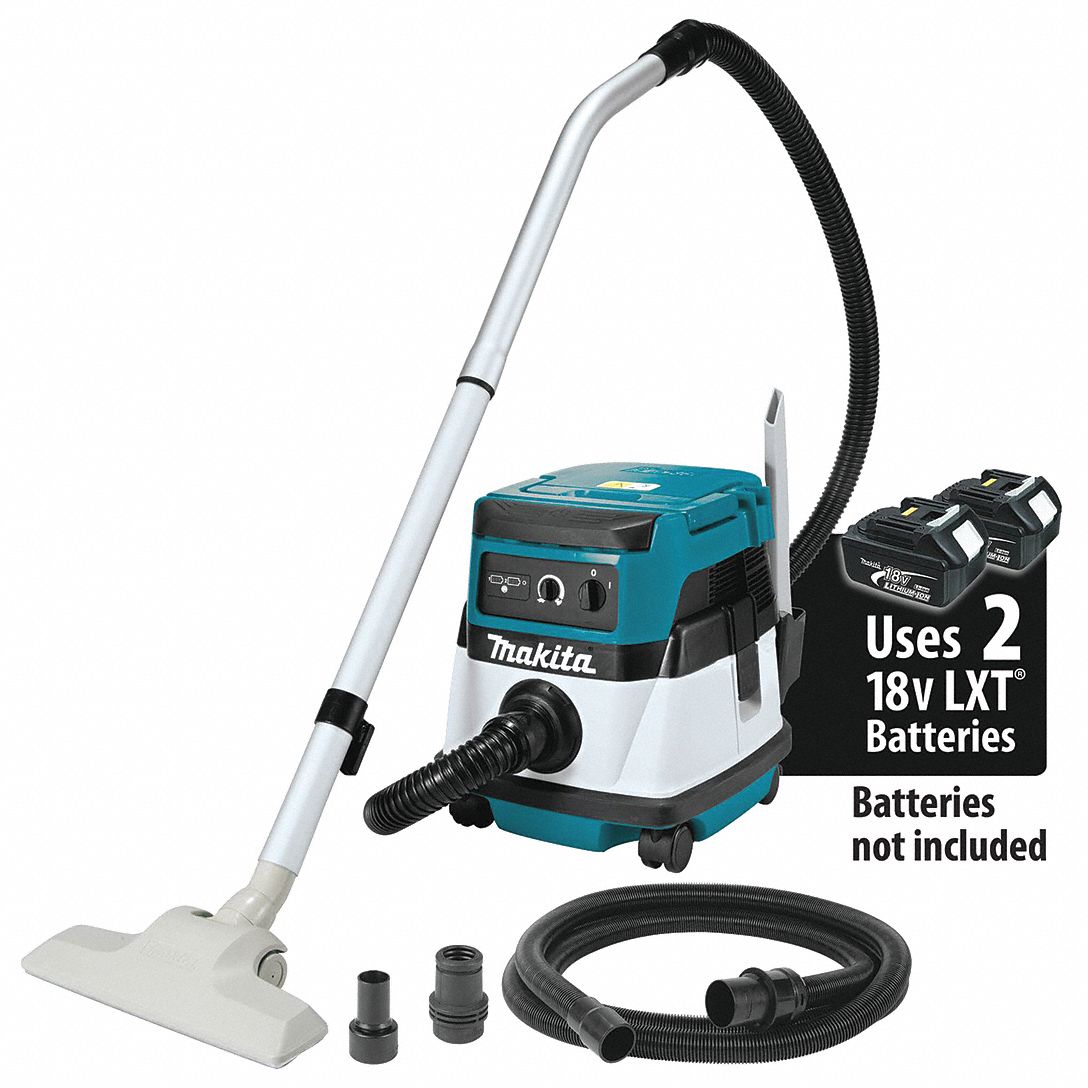 MAKITA, 2.1 gal Tank Size, Plastic, Portable Shop Vacuum 52RX15
