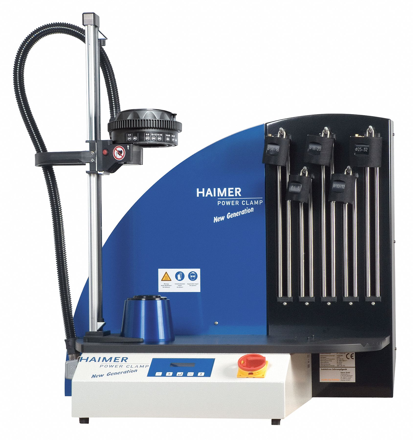 HAIMER Shrink Fit Machine, Shrinking Dia. Range First Coil 1/4 in to 1