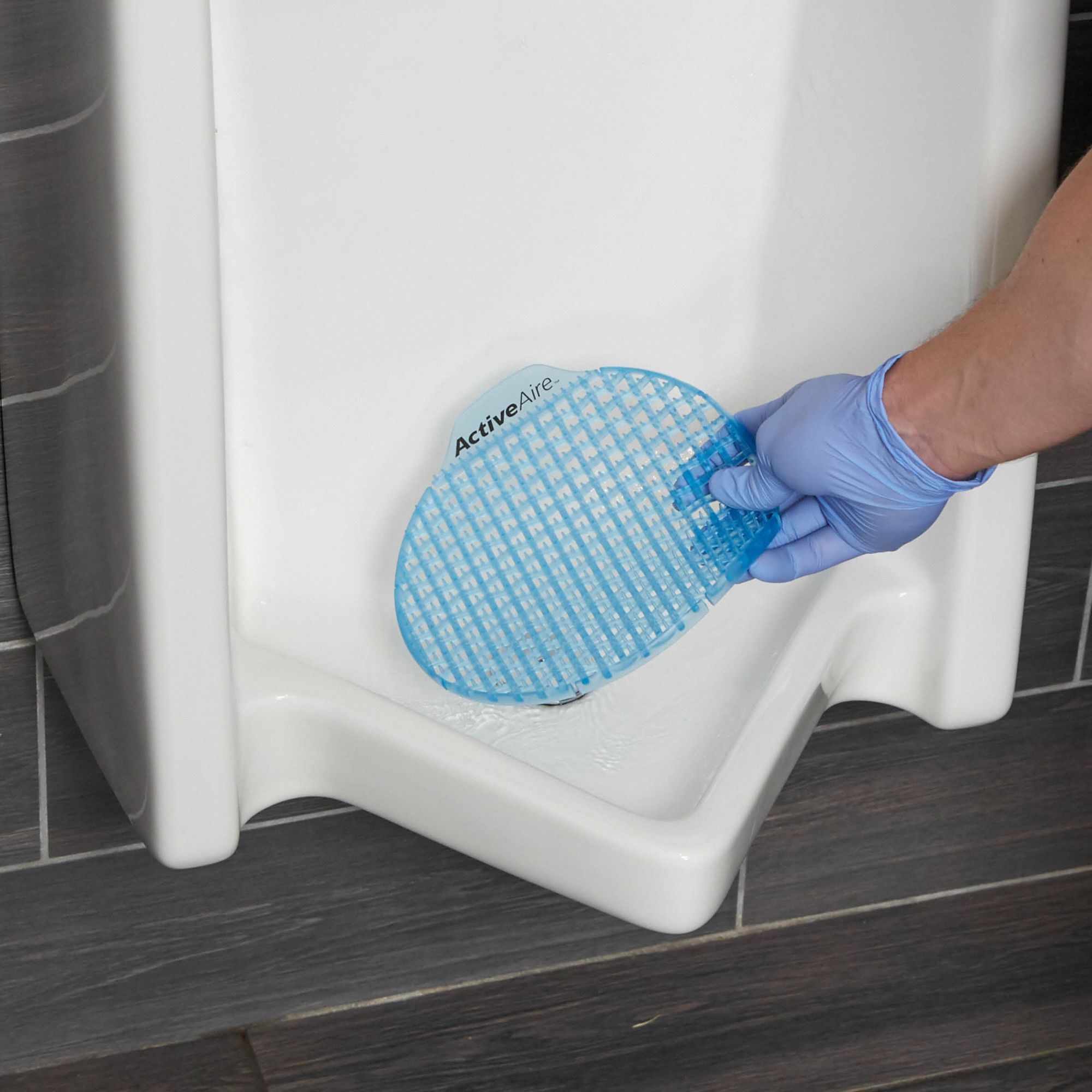 Urinal Screen, Fresh Linen Fragrance, NonPara, Round