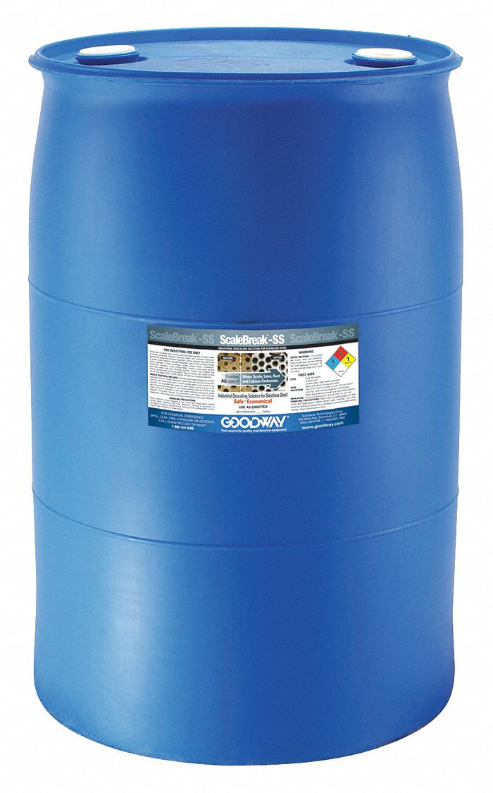 Descaling Solution,Clear,Drum,55 gal. Grainger