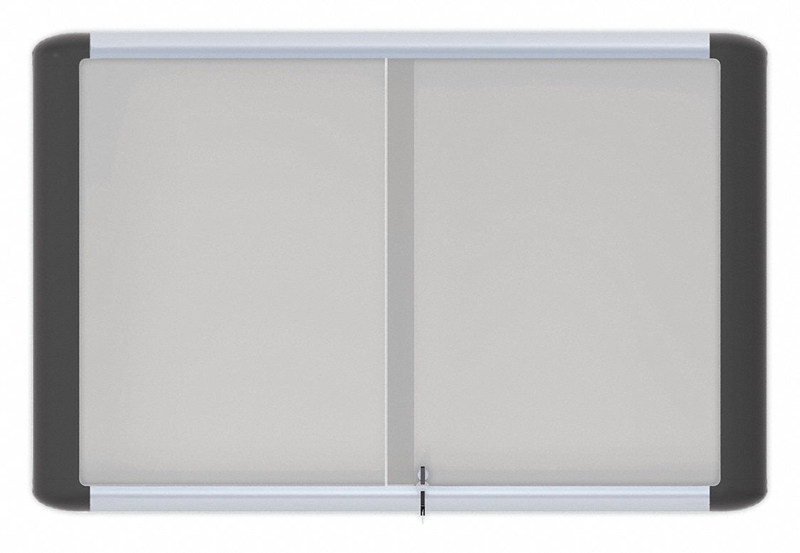 MASTERVISION Dry Erase, Letter Indoor Enclosed Bulletin Board