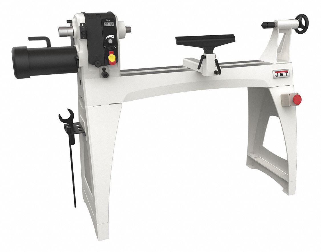 JET, Wood Turning, 230/460V AC, Lathe 52XJ11JWL1840EVS Grainger