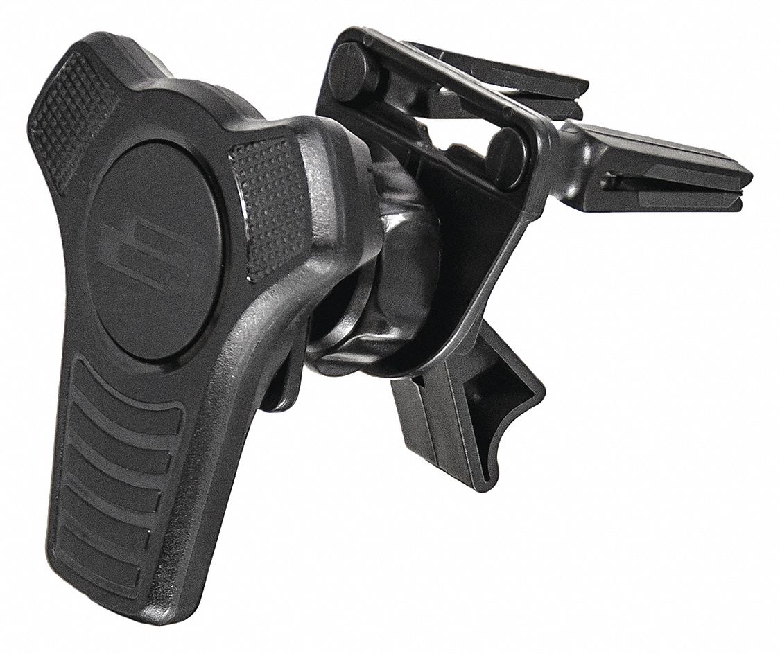 Electronics Holder,Black,61/2"L,Plastic Grainger