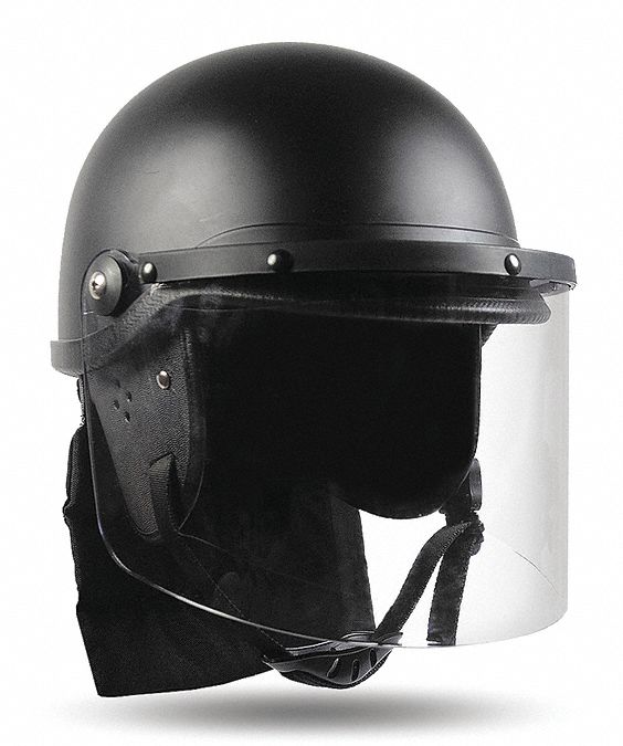 SECPRO Riot Helmet, M/L, Composite 52YG70CL00137UNKVESTML Grainger