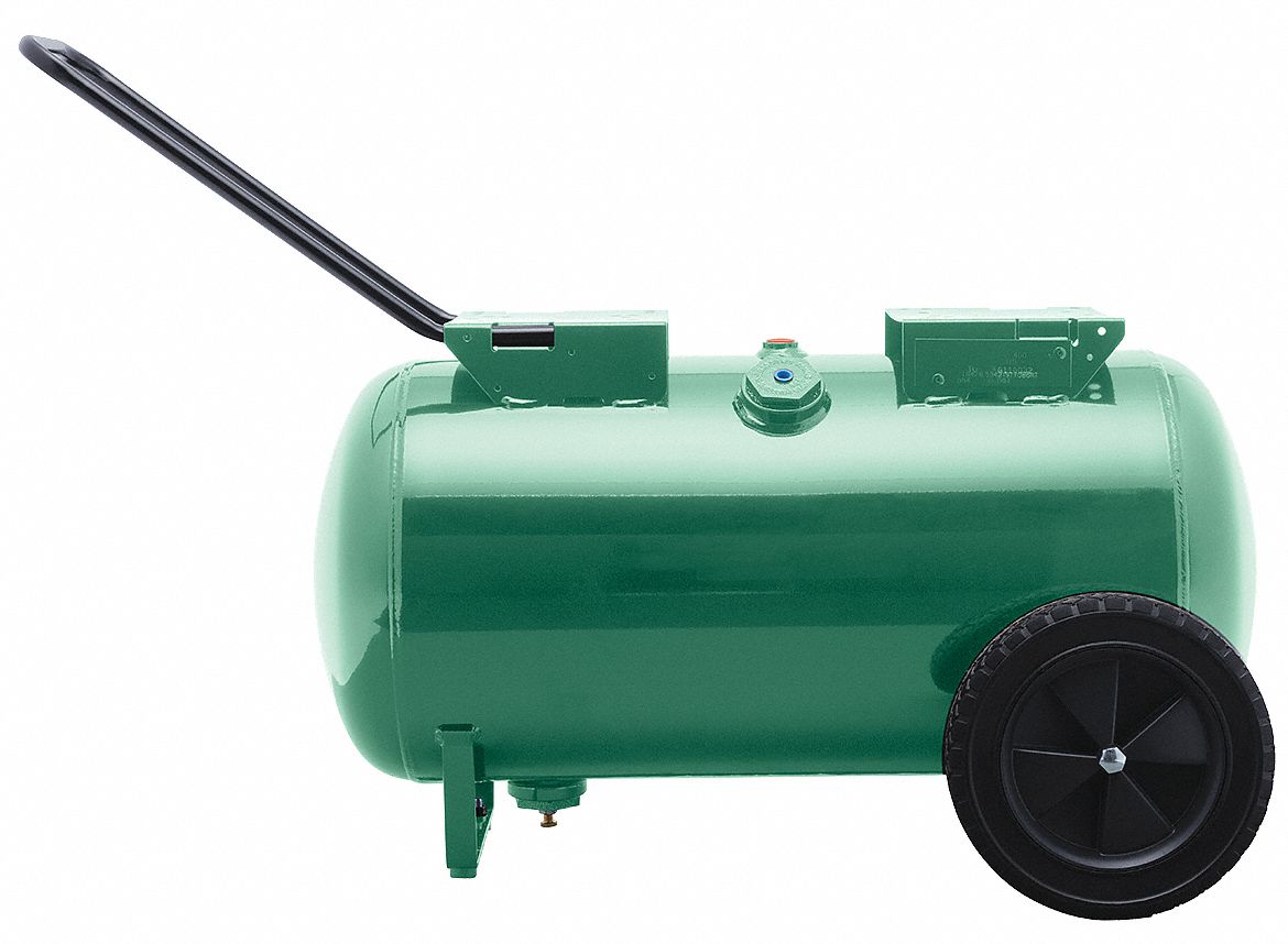 SPEEDAIRE, 15 gal Tank Capacity, 135 psi Max Op Pressure, Air Tank
