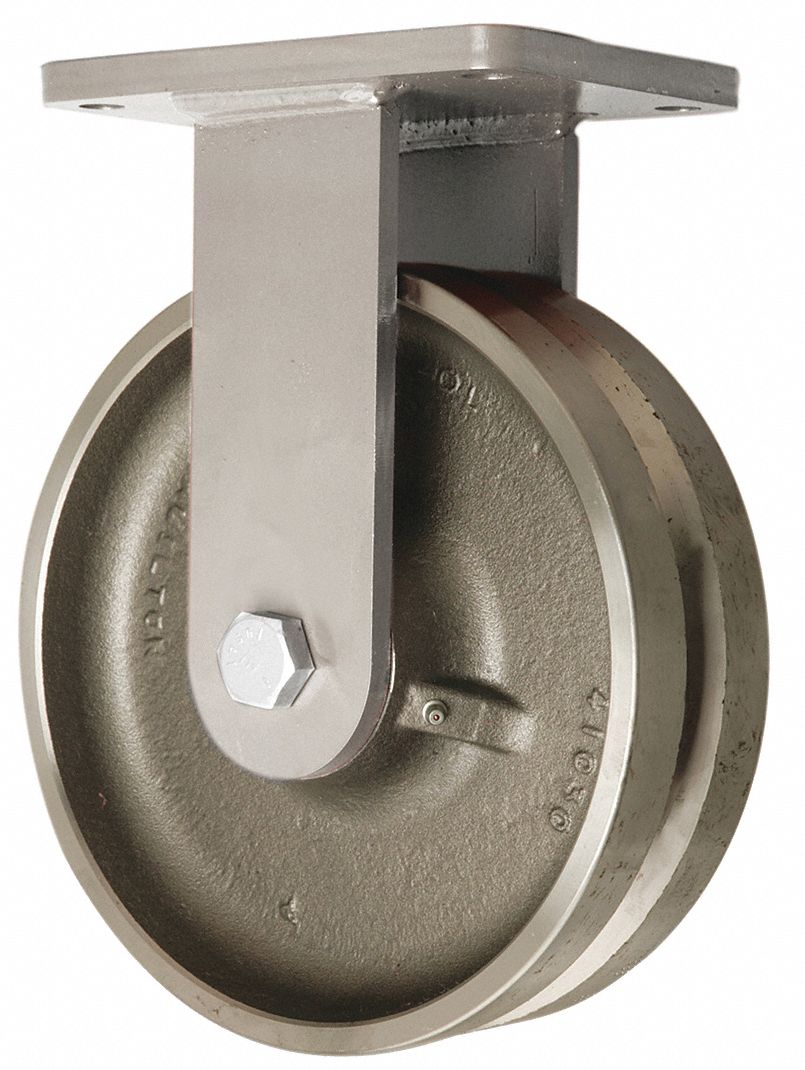 HAMILTON SSECJ1025VH VGroove TrackWheel Plate Caster,Swivel eBay