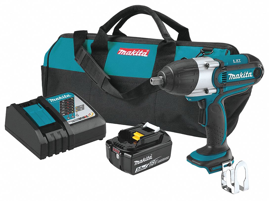 MAKITA 1/2" Cordless Impact Wrench, 18.0 Voltage, 325 ft.-lb. Max