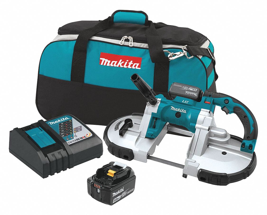 MAKITA Cordless Band Saw Kit, 18V, 44-7/8"Blade L - 52YW91|XBP02TX