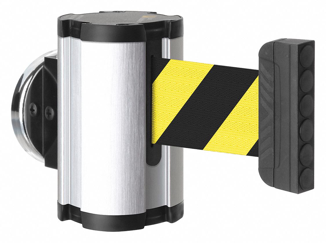 LAVI, 10 ft Belt Lg, Retractable Belt Barrier 52YY2850