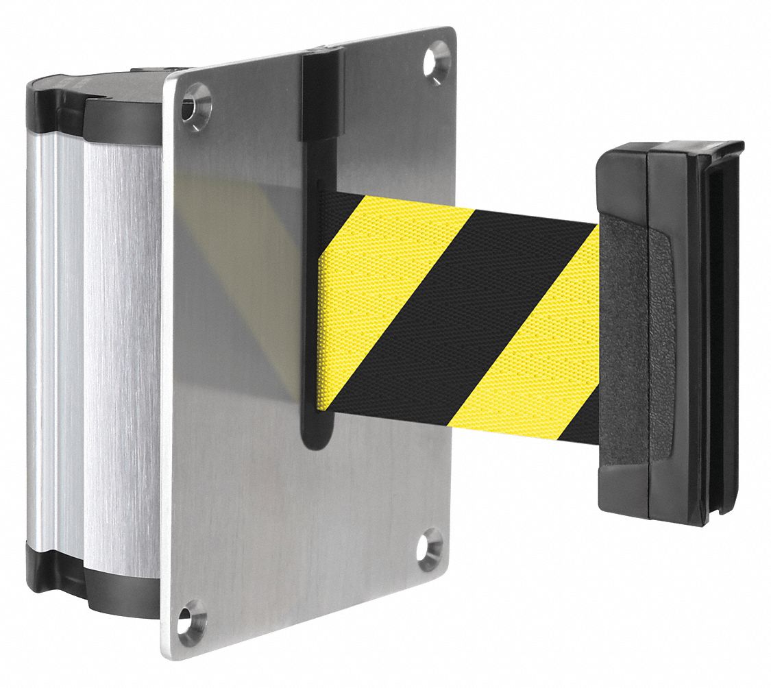 LAVI, 10 ft Belt Lg, Pattern, Concealed Retractable Belt Barrier