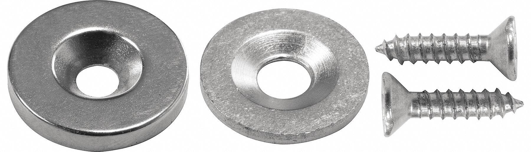 MAGMATE, Steel/Zinc, Bright Stainless Steel, Latch Set