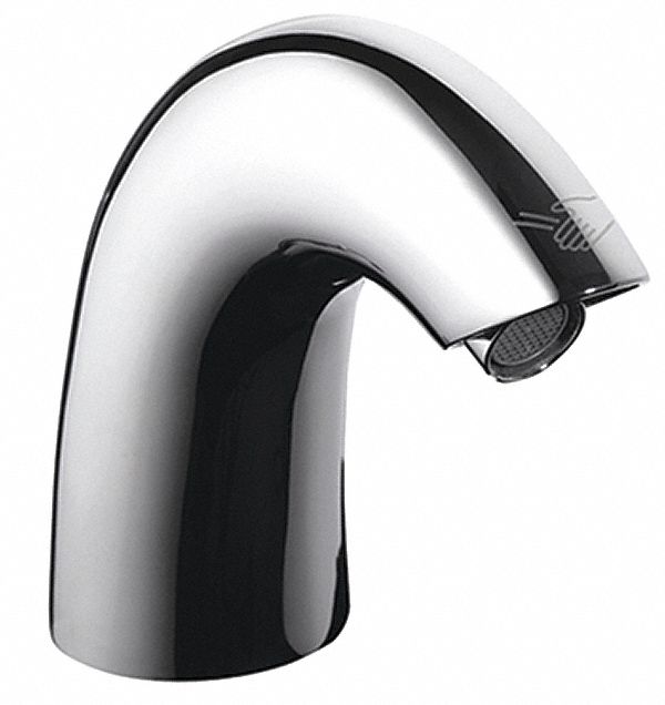 TOTO Chrome, Mid Arc, Bathroom Sink Faucet, Motion Sensor Faucet