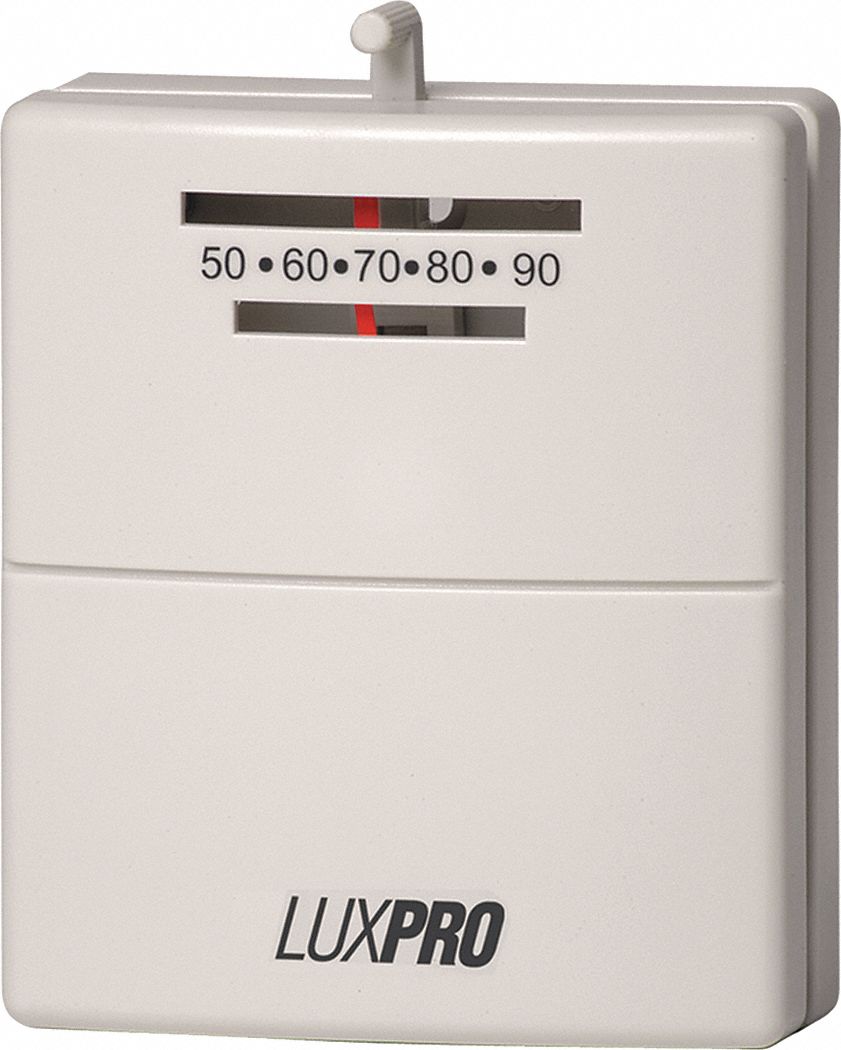 LUX, Heat Only, Vertical, Low Voltage Thermostat 53CV85PSM30SA Grainger