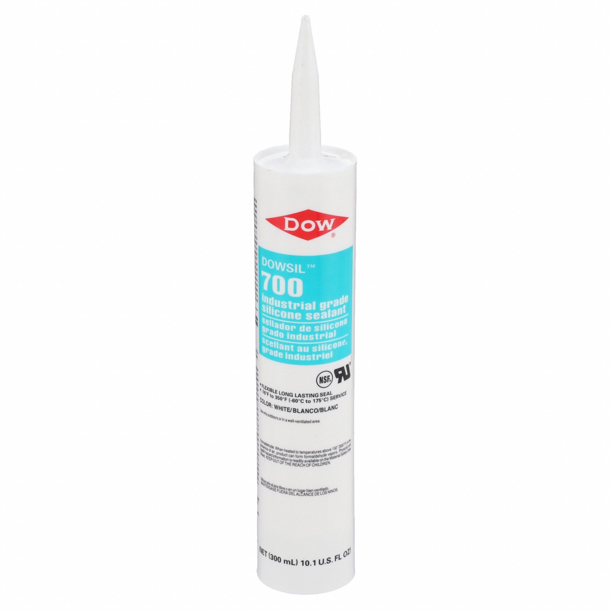 DOW CORNING, 700, White, Silicone Sealant 53DA864060068 Grainger
