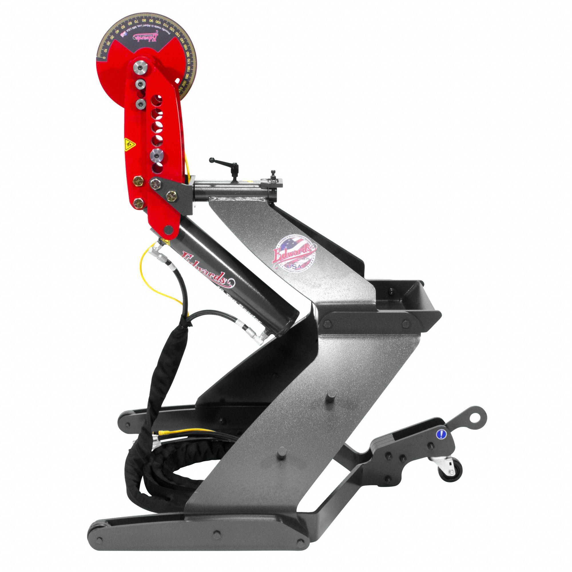 EDWARDS Tube Bender, Steel, Hydraulic 53DK52HAT1000 Grainger