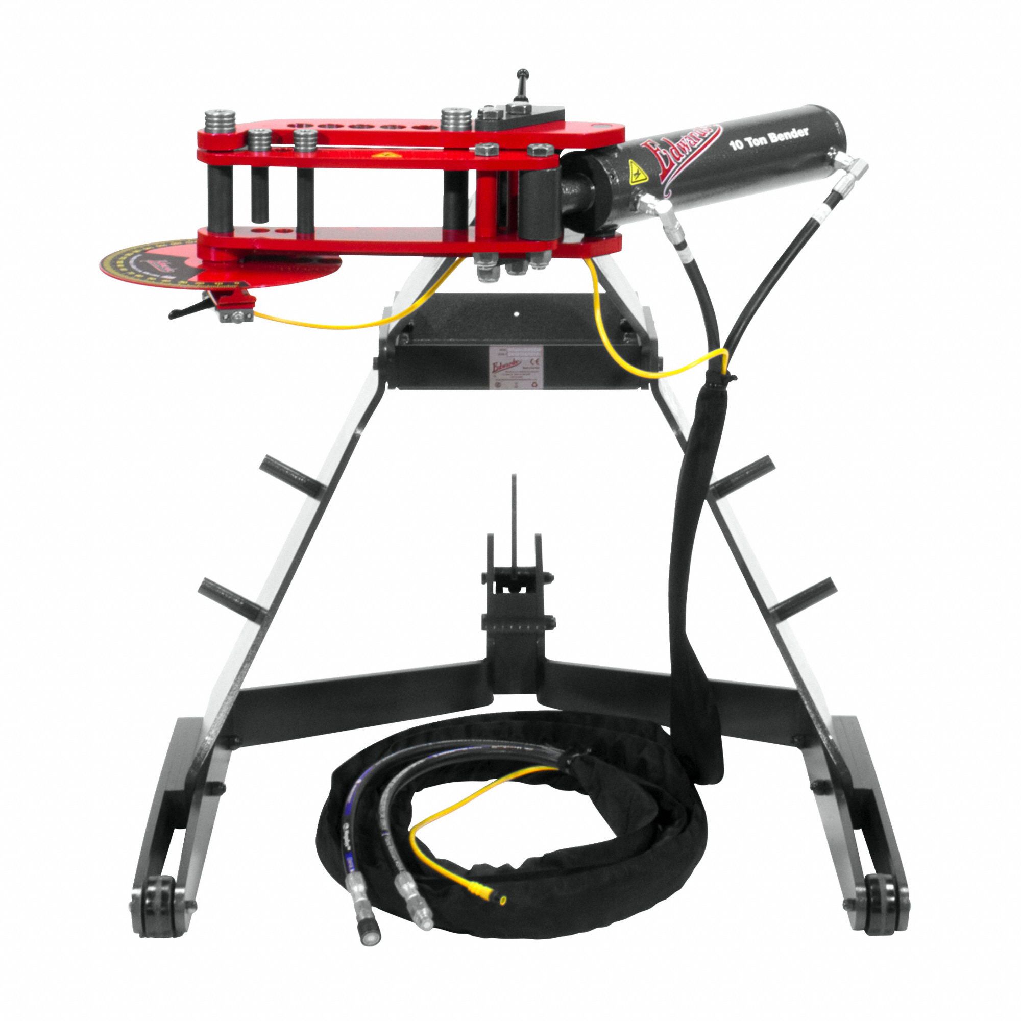 EDWARDS Tube Bender, Steel, Hydraulic 53DK52HAT1000 Grainger