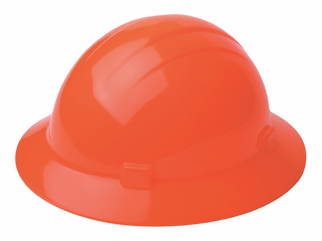 ERB SAFETY Hard Hat, Type 1, Class E, HiVis Orange 53EA5119225