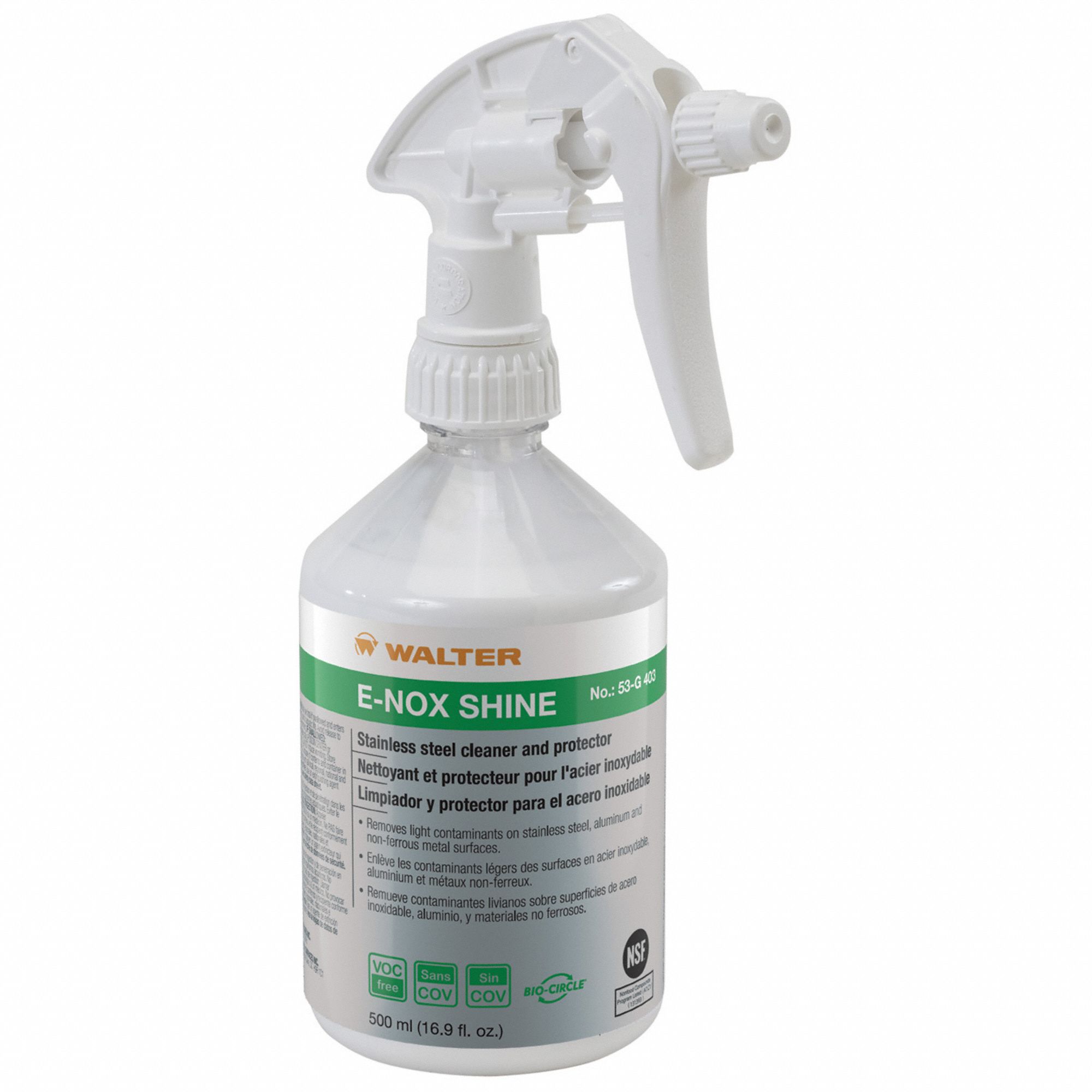 WALTER SURFACE TECHNOLOGIES Stainless Steel Cleaner For Use With Mfr