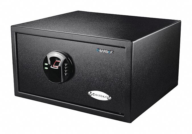 BARSKA, Compact and Portable, Biometric Keypad Lock, Security Safe