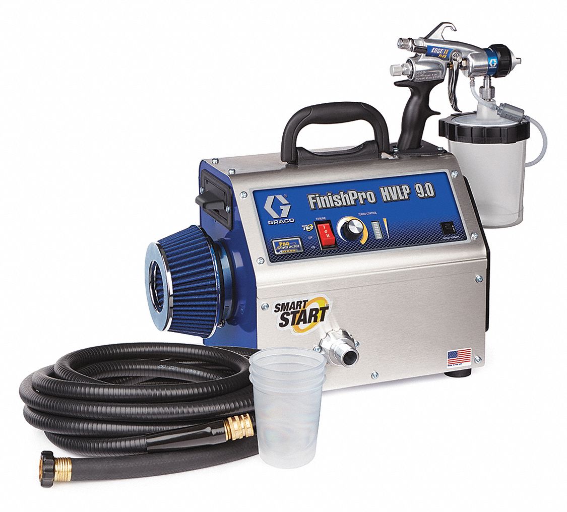 GRACO, 1 Settings, 4 Stages, HVLP Paint Sprayer 53JT6117N266 Grainger