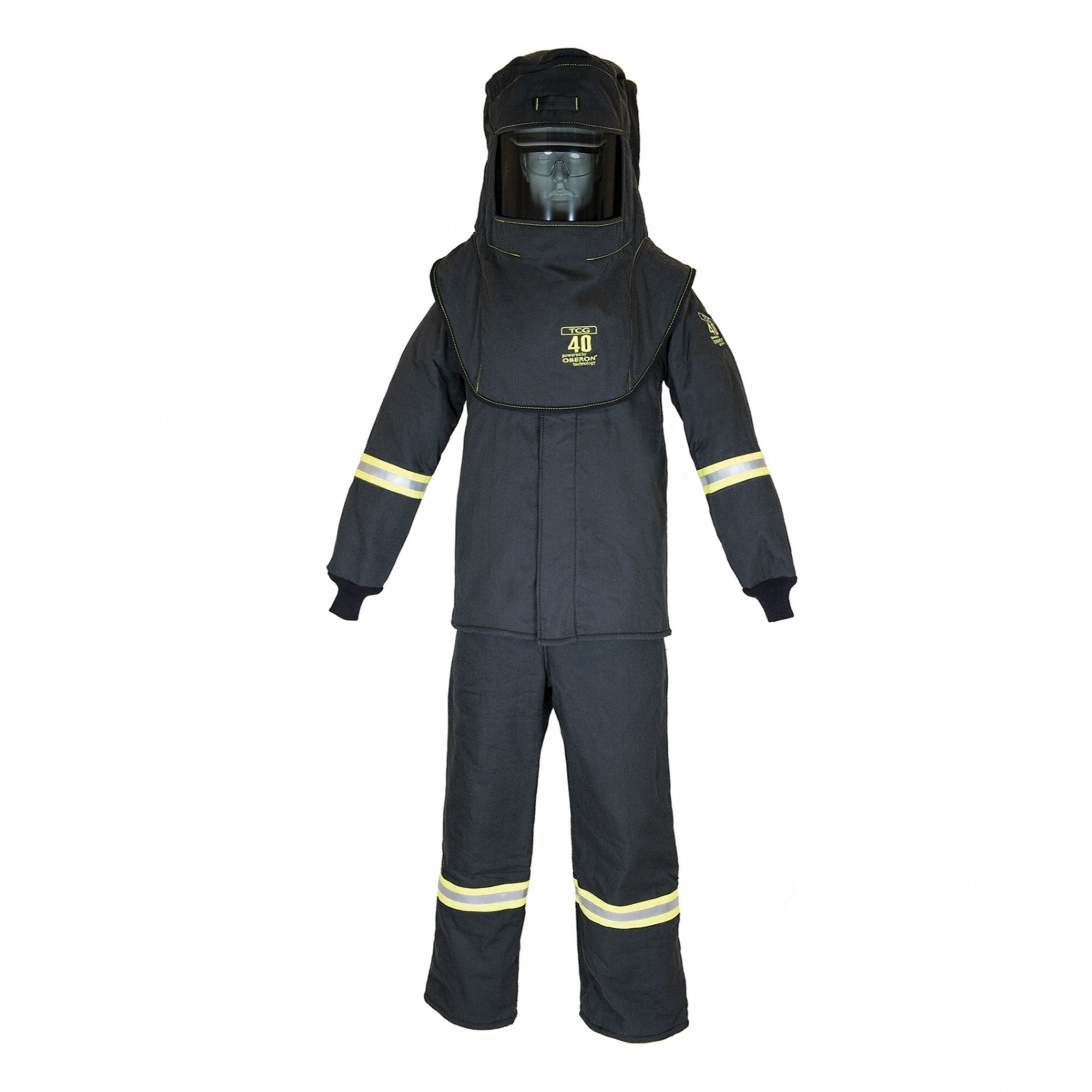 OBERON COMPANY, XL, 46 cal/sq cm ATPV, Arc Flash Clothing Kit 53PX44