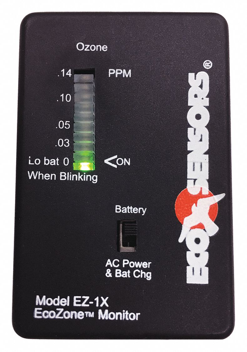 ECO SENSORS Monitor Monogas,31/4" Alt,125/64" An Detectores de