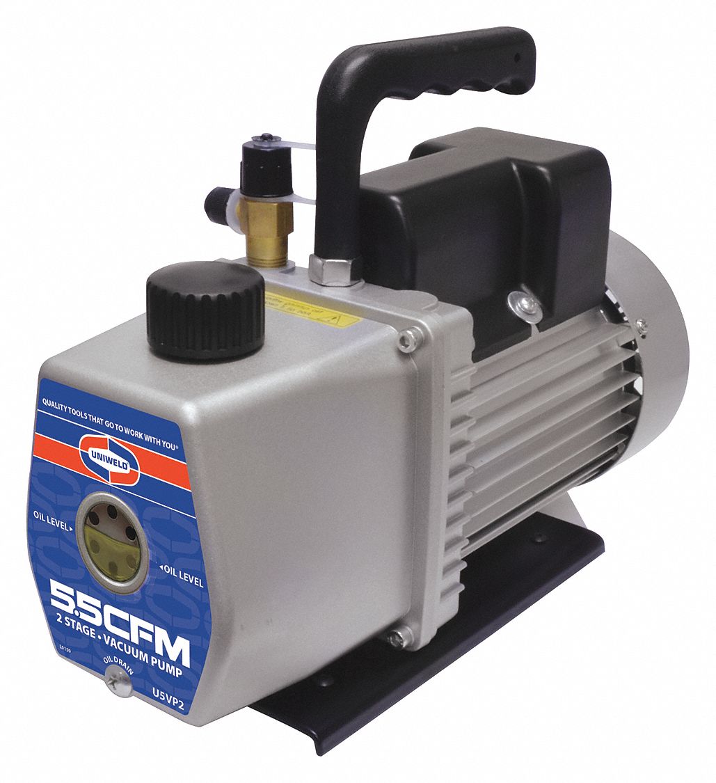 UNIWELD U5VP2 Refrigerant Evacuation Pump,22.2 lb. 688456421954 eBay