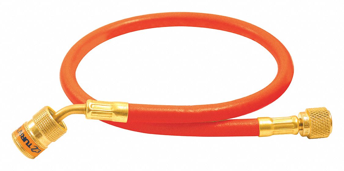 UNIWELD AntiBlowback Hose, 0°, 1/4 in Female, Brass Fitting Material