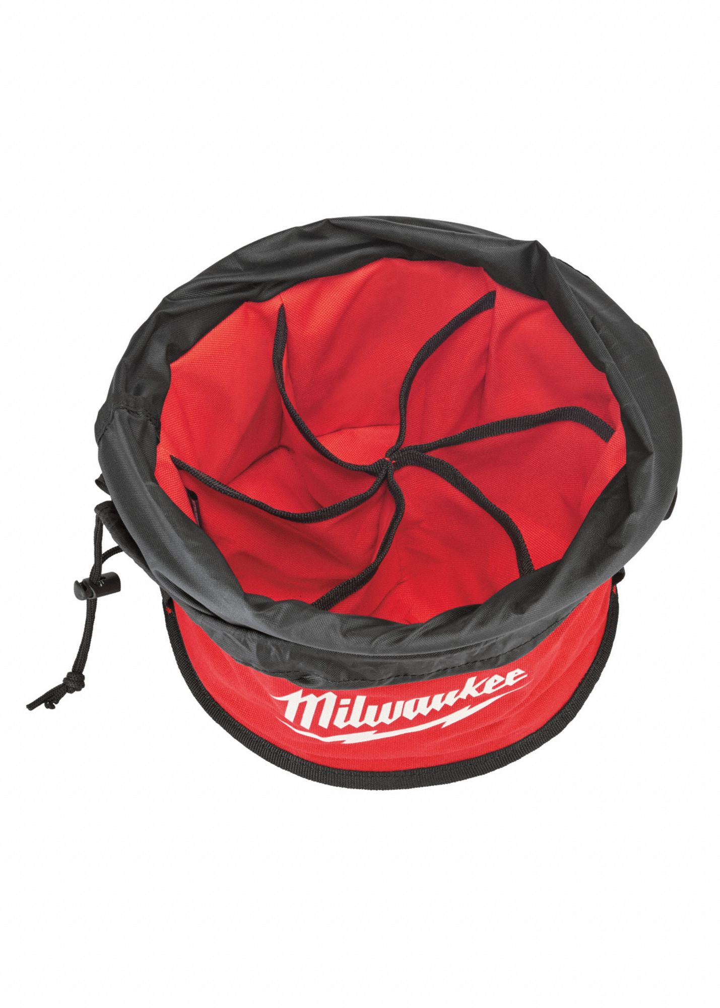 MILWAUKEE Bucket Bag, Red, Canvas 53TX7648228170 Grainger