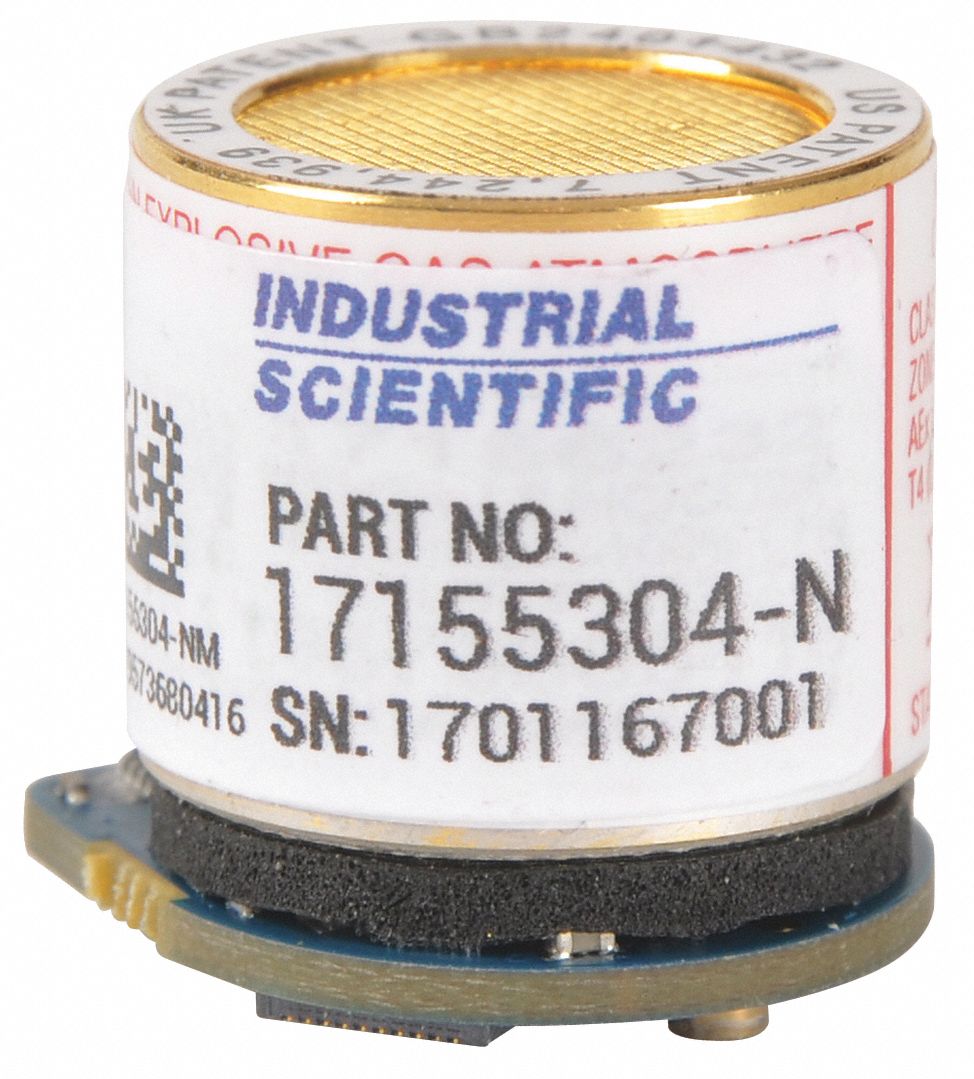 INDUSTRIAL SCIENTIFIC Replacement Sensor, Detects Methane, Sensor Range