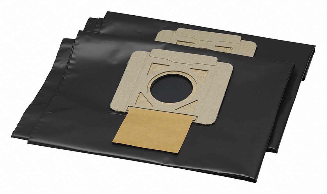 NILFISK Vacuum Bag, Plastic, 1Ply, Standard Bag Filtration Type, For Vacuum Type Canister