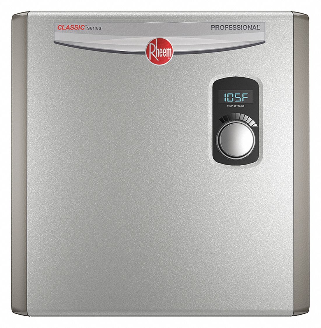 RHEEM 208/240V General Purpose Electric Tankless Water Heater, 24,000 W Watts, 100 A Amps
