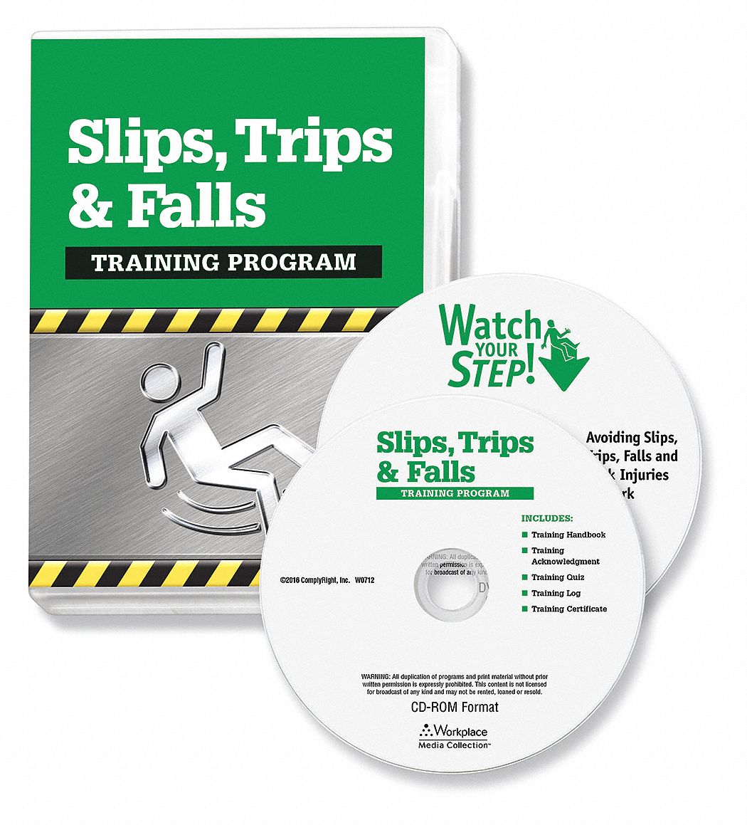 COMPLYRIGHT DVD, CDROM DVD, Workplace Safety, Preventing Slips/Trip