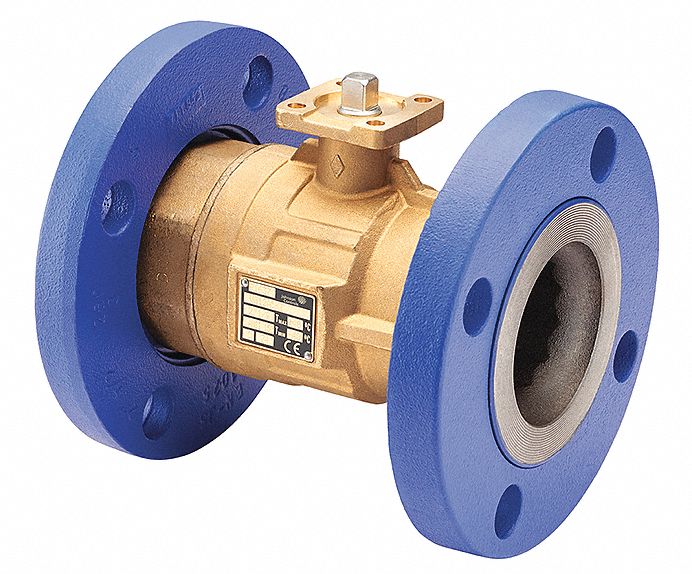 2Way, 3 in Flanged, HVAC Control Ball Valve 53WM92VG12A5LU Grainger
