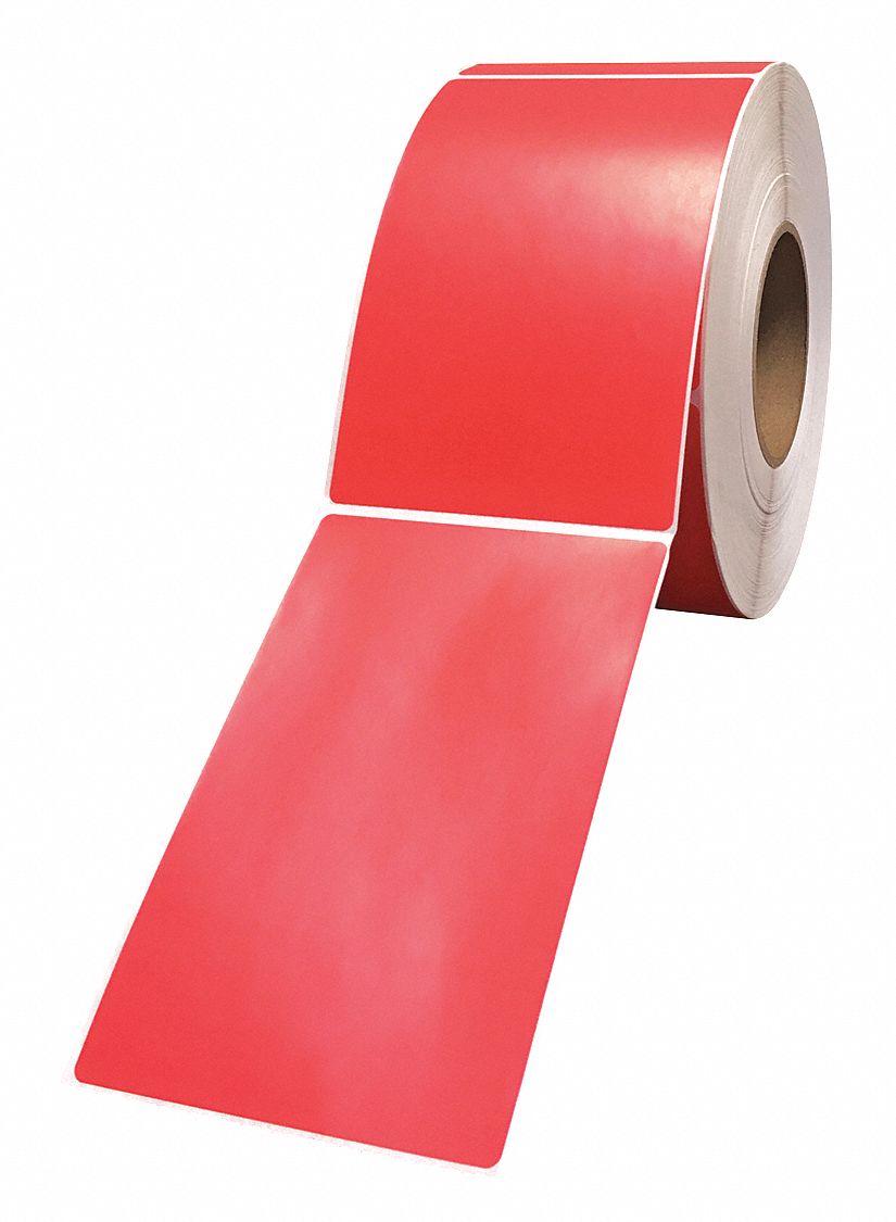 CRANE CONSUMABLES Colored Direct Thermal Label Rolls, Printer