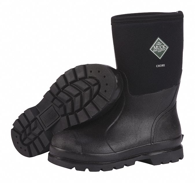 Work Boots, Unisex, 6, MidCalf, Steel Toe Type, 1 PR Grainger