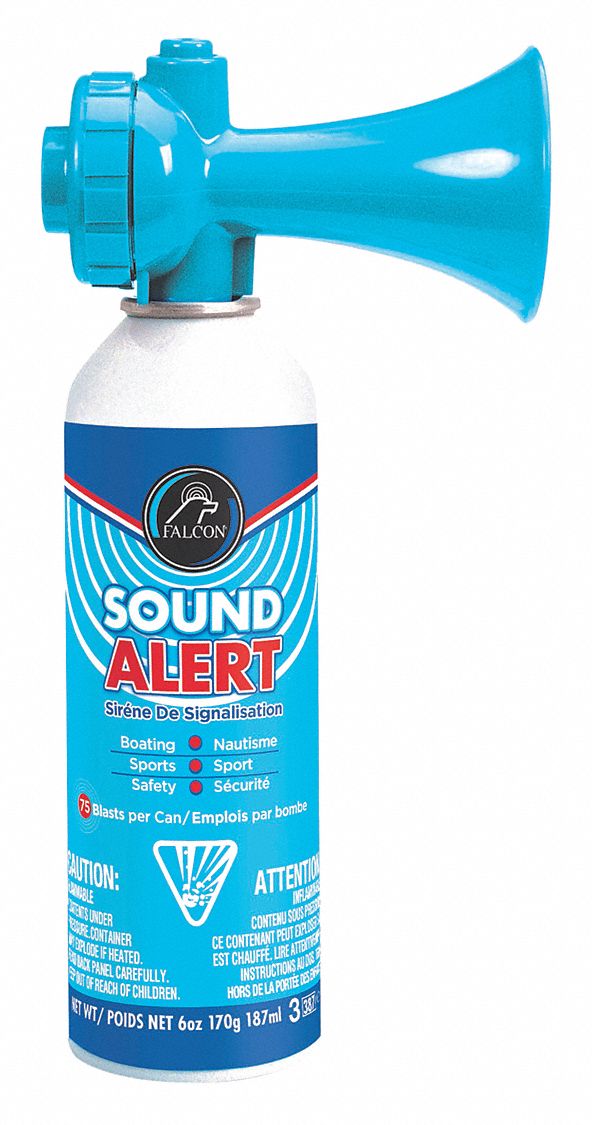 SOUND ALERT Personal Safety Horn, 120db, Plastic Horn 53XP91FSA6