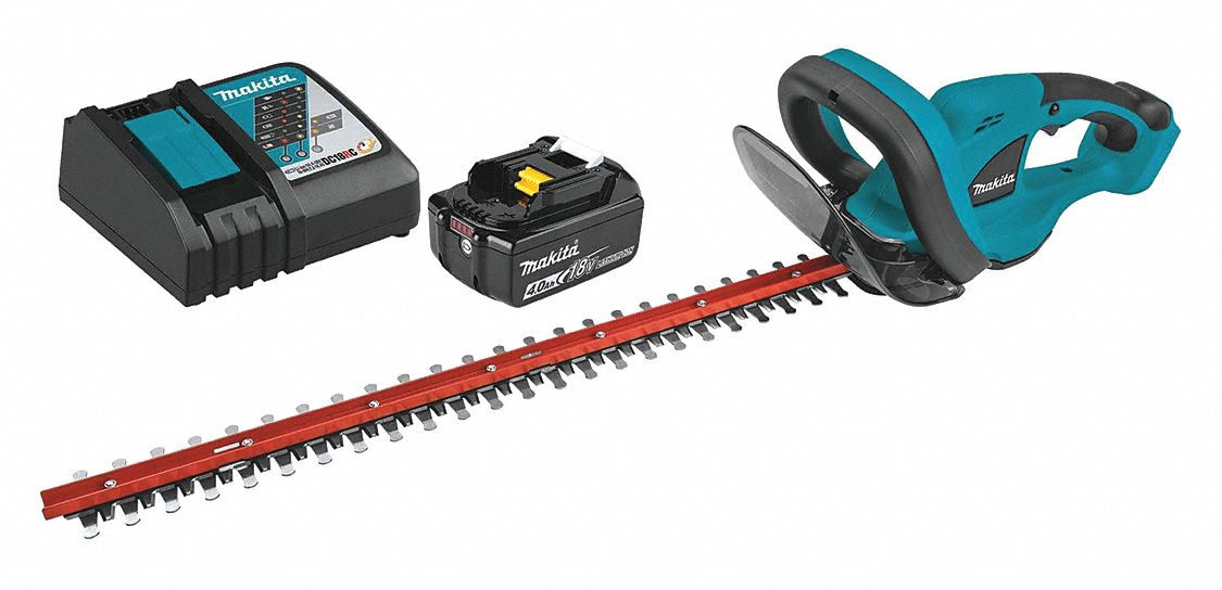 MAKITA, LXT® Platform, 3/8 in Cutting Wd, Battery-Powered Hedge Trimmer