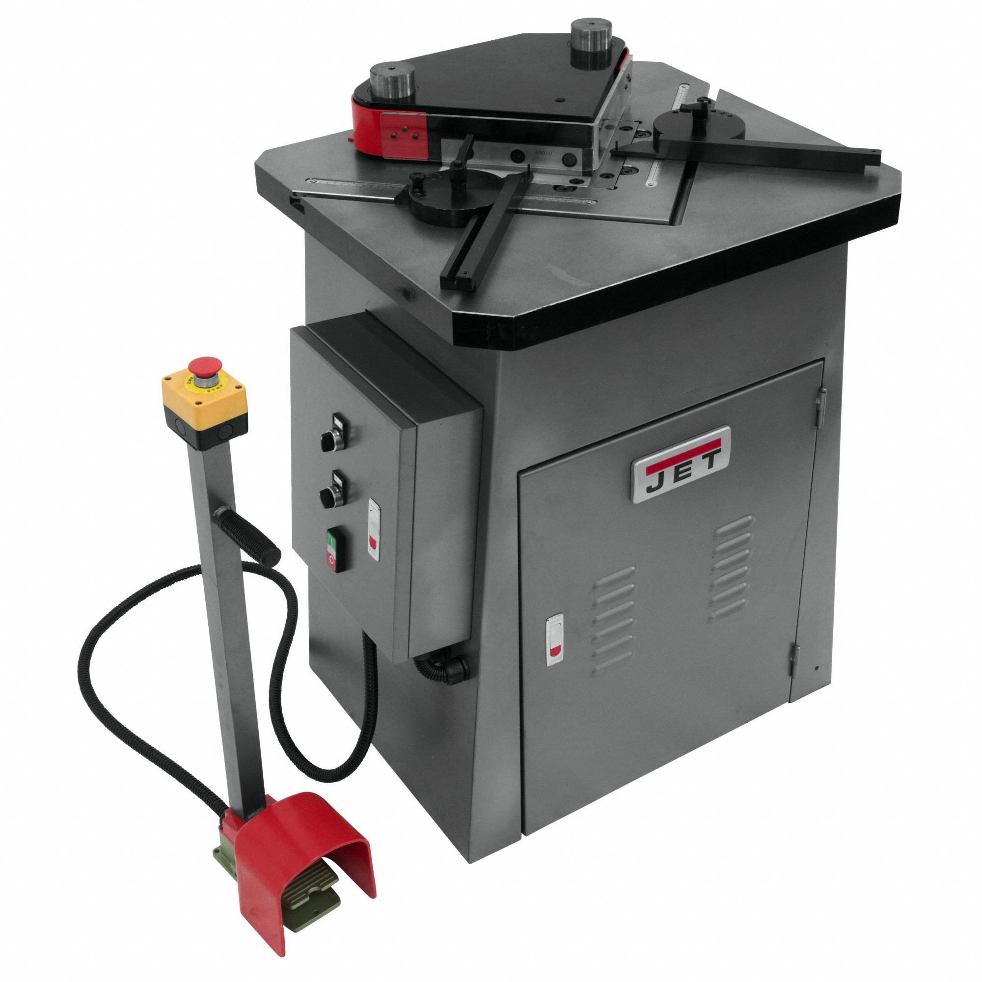 JET Hydraulic Notcher, 2911/16" Max. Box D 53ZC90EMN9 Grainger