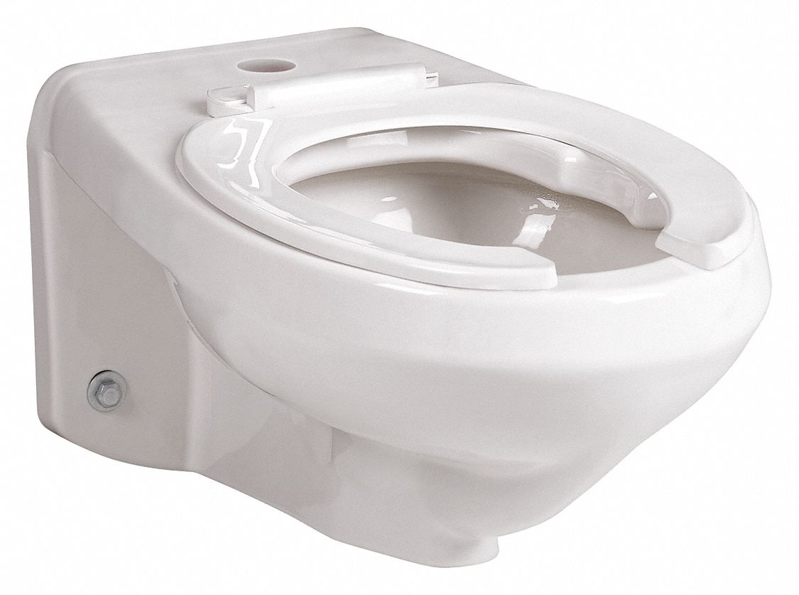 MANSFIELD Elongated, Wall, Flush Valve, Toilet Bowl, 1.28/1.6 Gallons